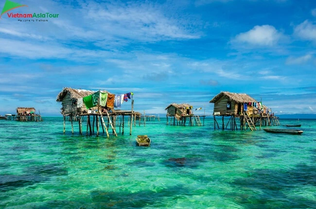 Explorar el mapa de isla de Borneo