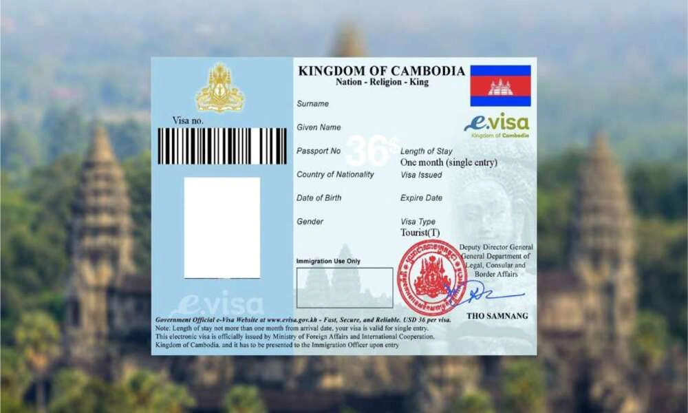 E-visado a Camboya
