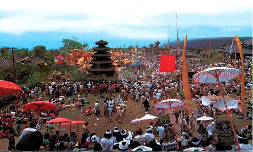 Festival de Eka Dasa Rudra en 1979