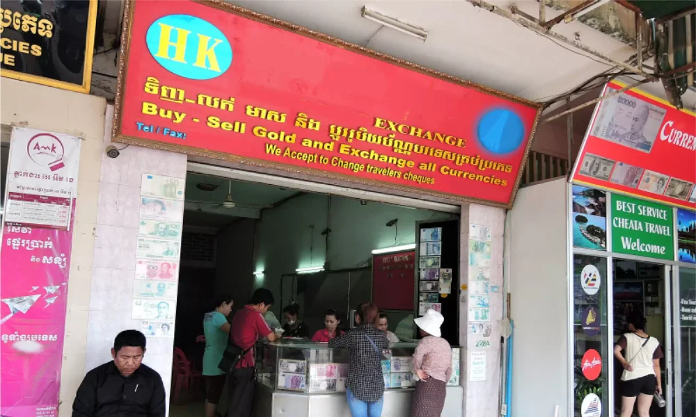 Cambio de divisas en las casas de cambio