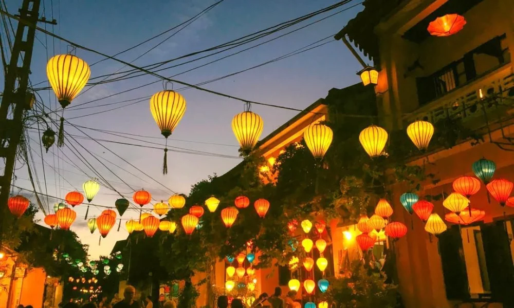 Amor bajo las linternas de Hoi An