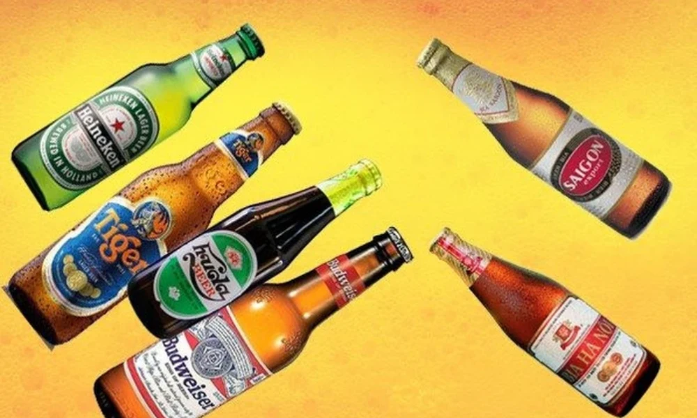 Degustar la cerveza de Vietnam