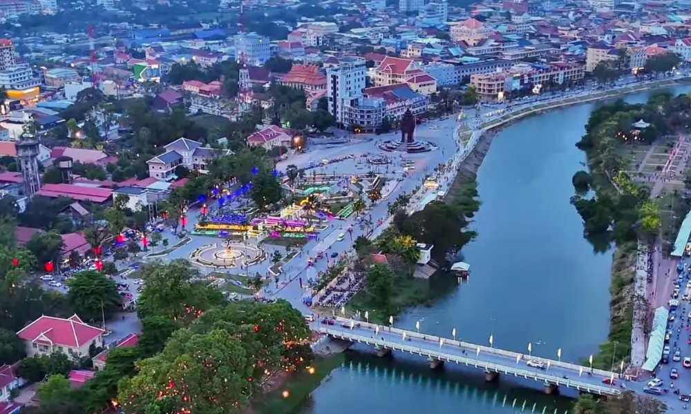 Paisaje de Battambang Camboya
