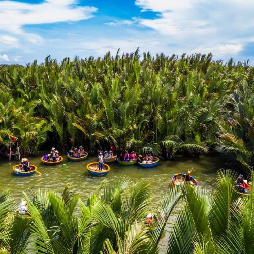 Hoi An - Paseo en barco de bambú - Visita la ciudad