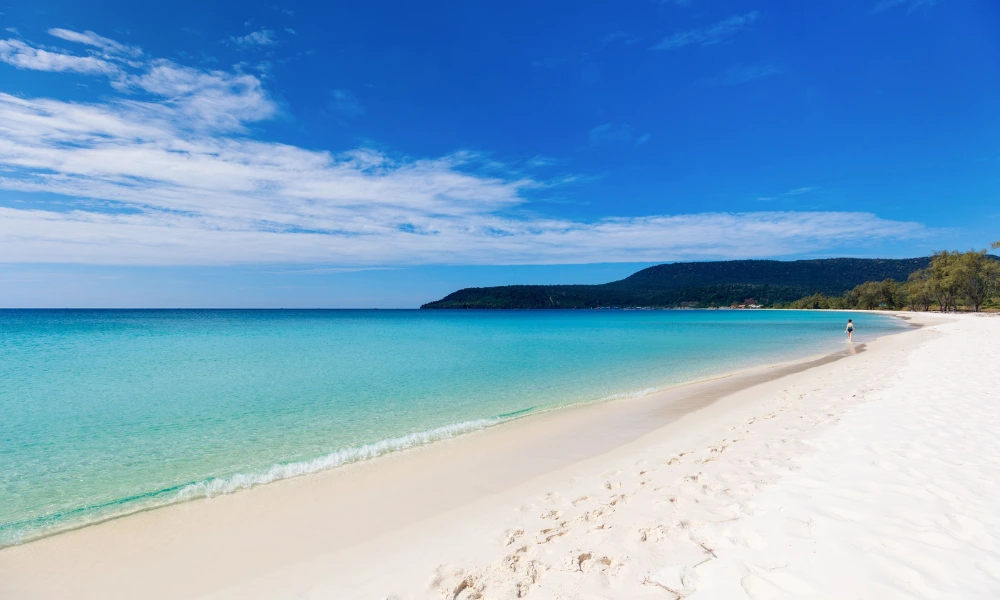 Belleza de islas Camboya