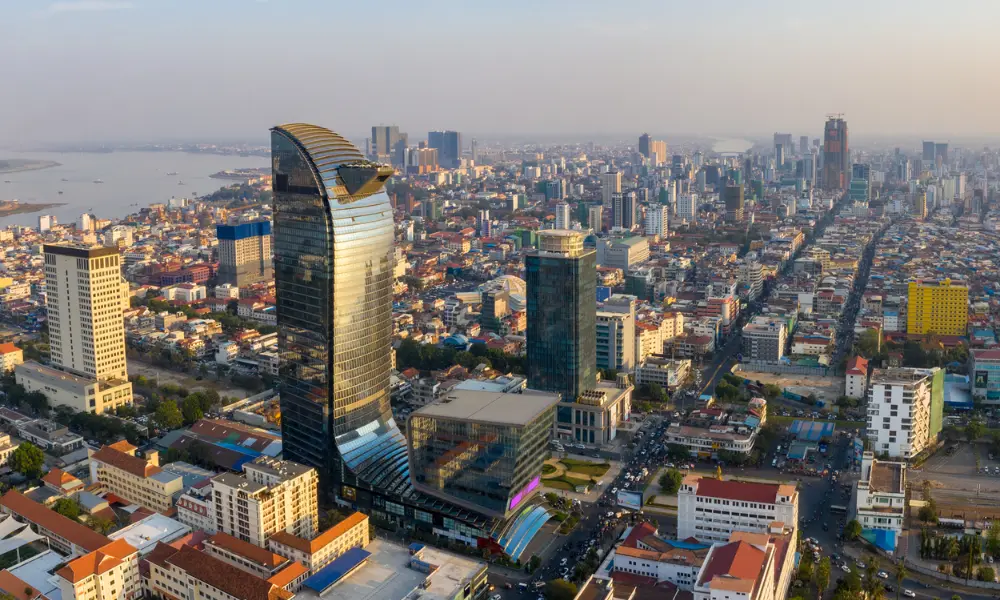 Ciudad turistica de Camboya
