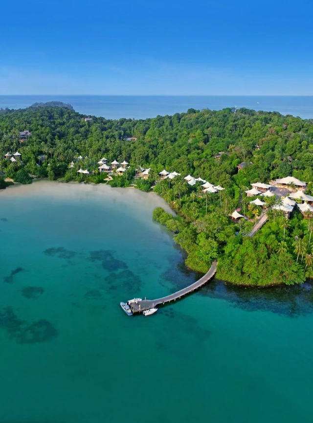 Paisaje costero de Koh Chang Tailandia