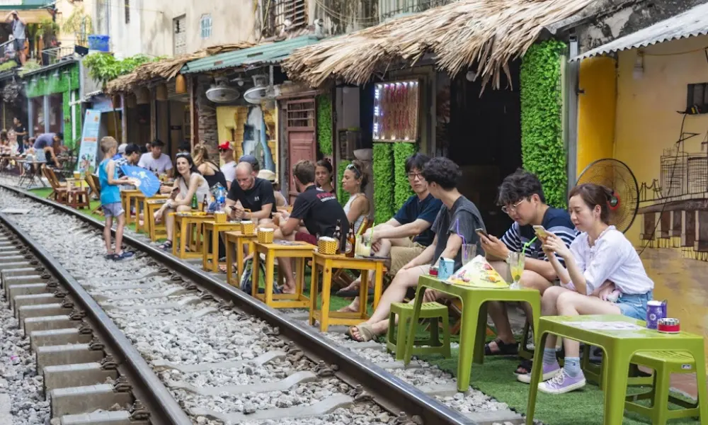 Hanoi Train Track Cafe