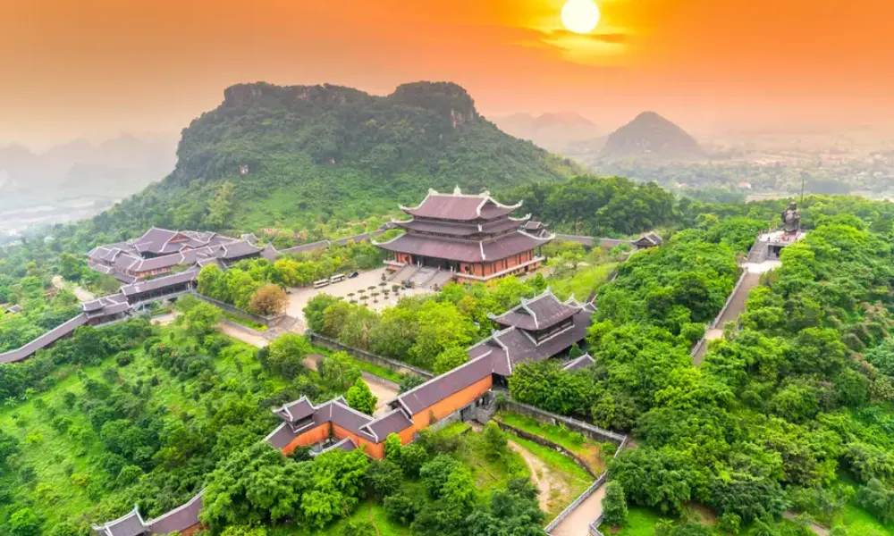 La belleza de Pagoda Bai Dinh