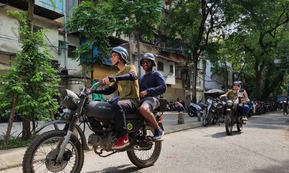 Motor tour en Hanoi