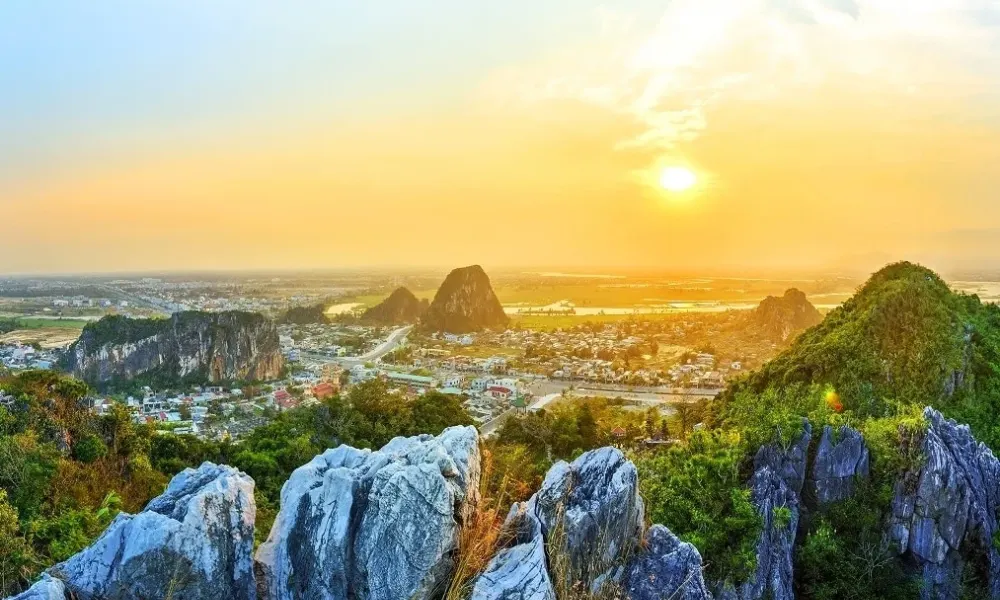 Paisajes de las montañas de Vietnam