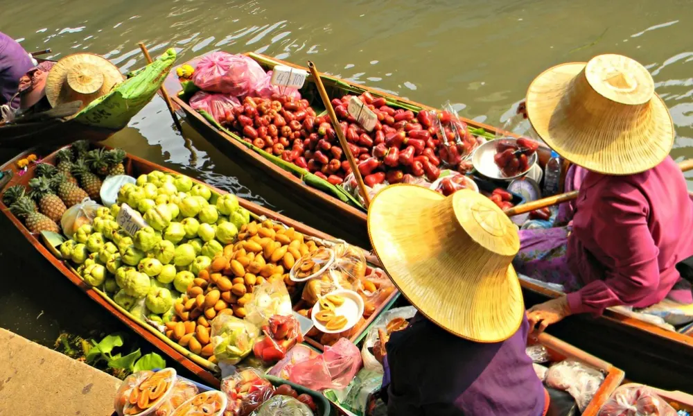 Comprar en mercado Tailandia