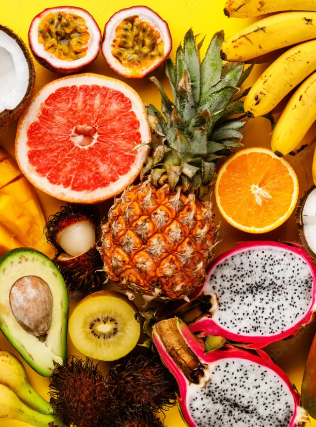 Sabores exóticos de frutas de Tailandia